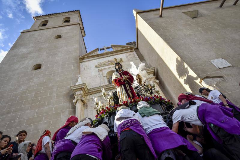 Cofradía de la Sagrada Resurección de Nuestro Señor Jesucrito, Cristo de la Caridad en su Sentencia y María Santísima de la Aurora. 