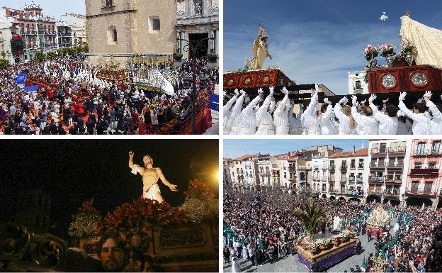 Domingo de Resurreción en Badajoz, Cáceres, Mérida y Plasencia 