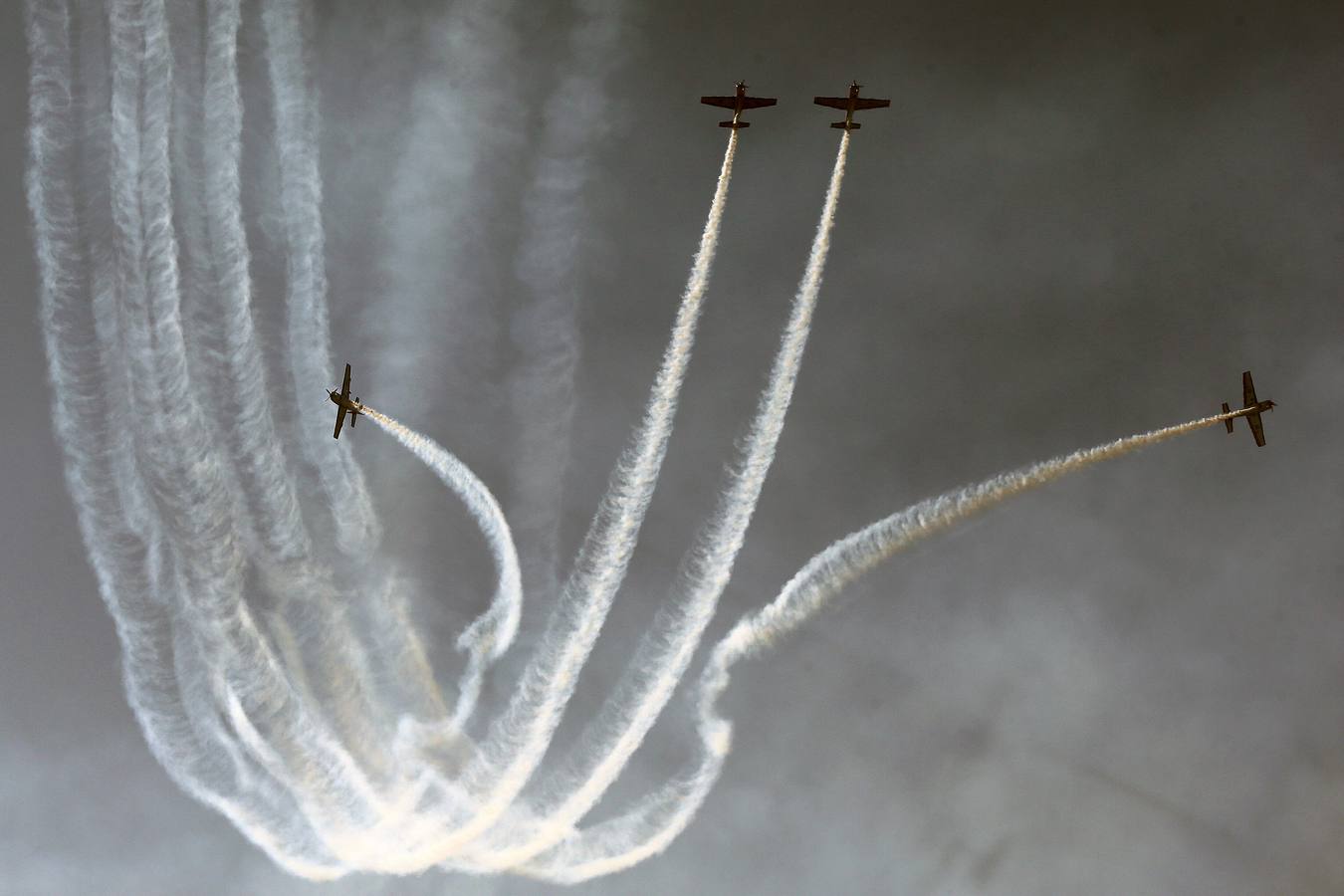 Vigésima edición de la Feria Internacional del Aire y del Espacio (Fidae), considerada la exhibición aeroespacial, de defensa y seguridad más importante de América Latina, en Santiago. (Chile)