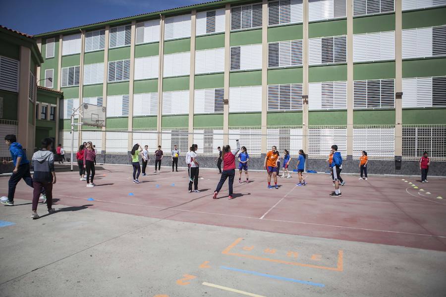 Actividad deportiva en el Sagrado. 