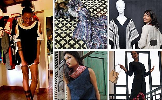 Algunos de los diseños de Beatriz García Peña 