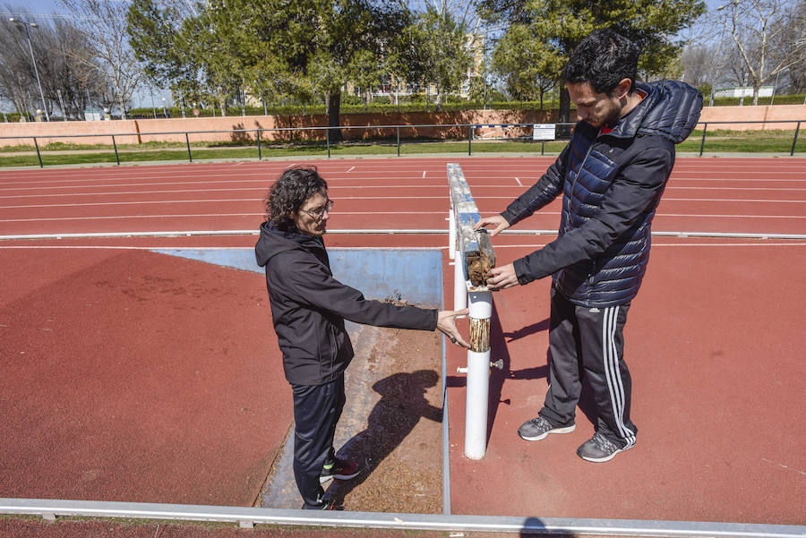 El Club Atletismo Badajoz denuncia el mal estado de las instalaciones y del material por falta de mantenimiento, así como el abandono institucional que sufre la entidad