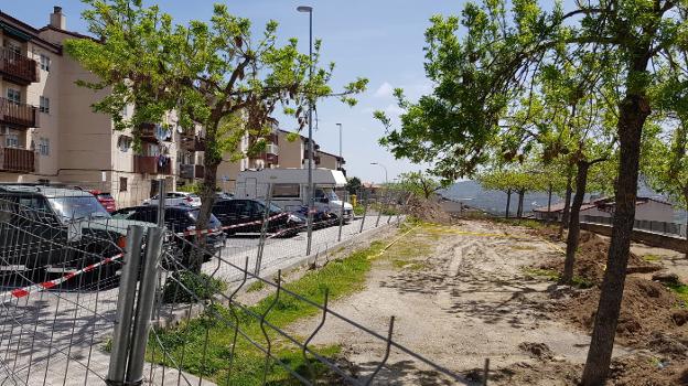 La actuación en la zona verde de Pablo Iglesias es la primera, con una inversión de 30.000 euros. :: palma