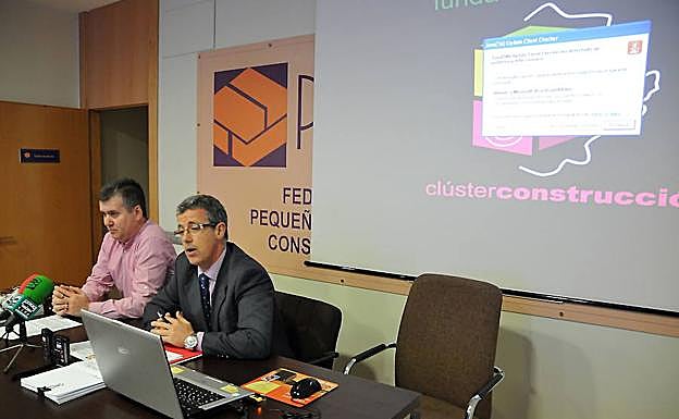 José Luis Iglesias y Carlos Díez en la presentación del clúster