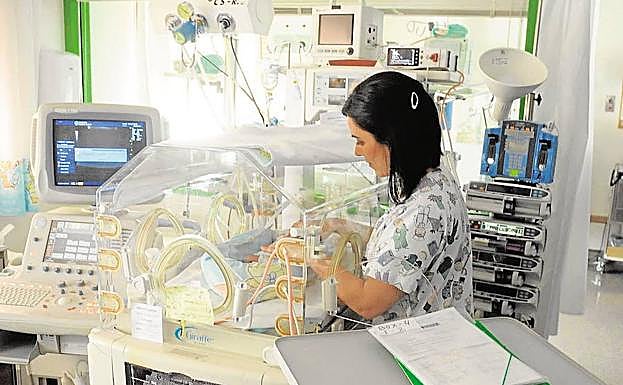 Imagen de archivo de la sala de neonatos del Hospital de Mérida