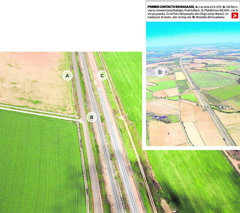 Un año después de que HOY realizara por primera vez el recorrido de la plataforma de alta velocidad desde el aire se aprecian pocos avances en una obra que está comprometida para el próximo año