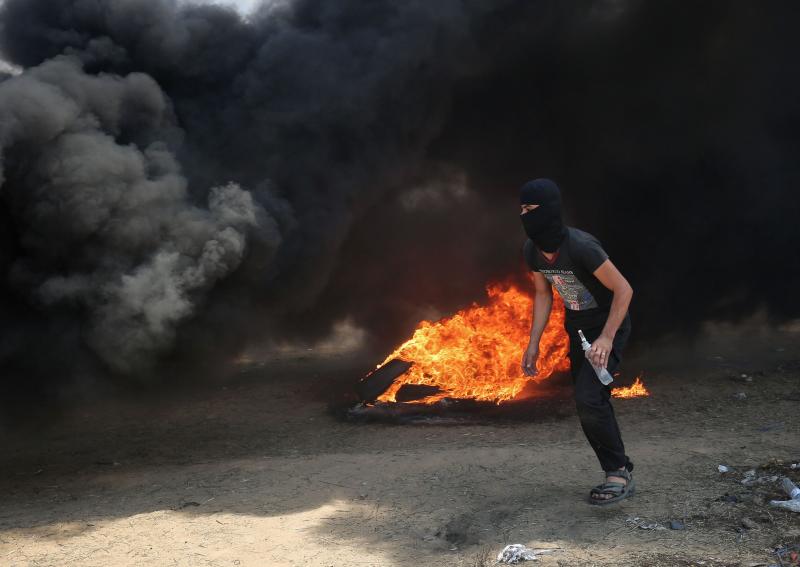 Más de cuarenta muertos y más de un millar de fallecidos en Gaza, en las protestas contra la embajada de EE UU en Jerusalén