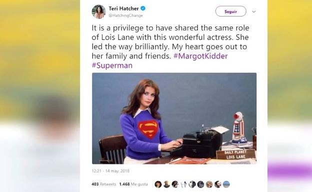 Hollywood despide a Margot Kidder a través de Twitter