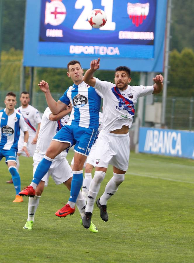 Álex Barrera anotó en la prórroga el gol que da el pase a los de Almendralejo 