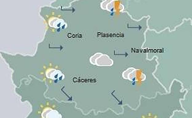 Las lluvias se mantendrán en la región hasta el viernes