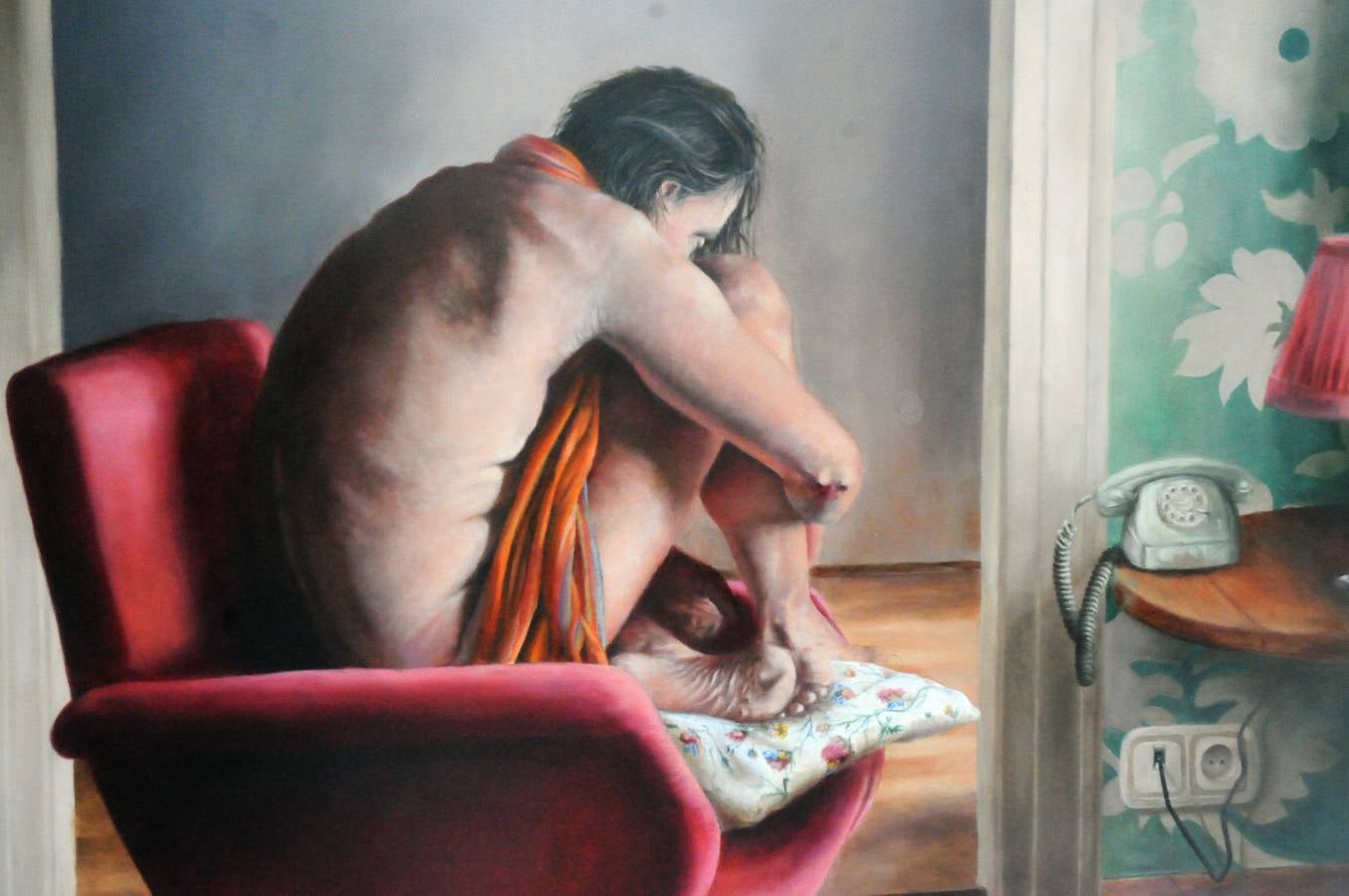 La exposición 'Tiempo de pinceles' muestra por primera vez algunas de las obras del artista Jesús Talón. La colección cuenta con 23 cuadros y se podrá visitar hasta el 26 de junio, en la Asamblea de Extremadura