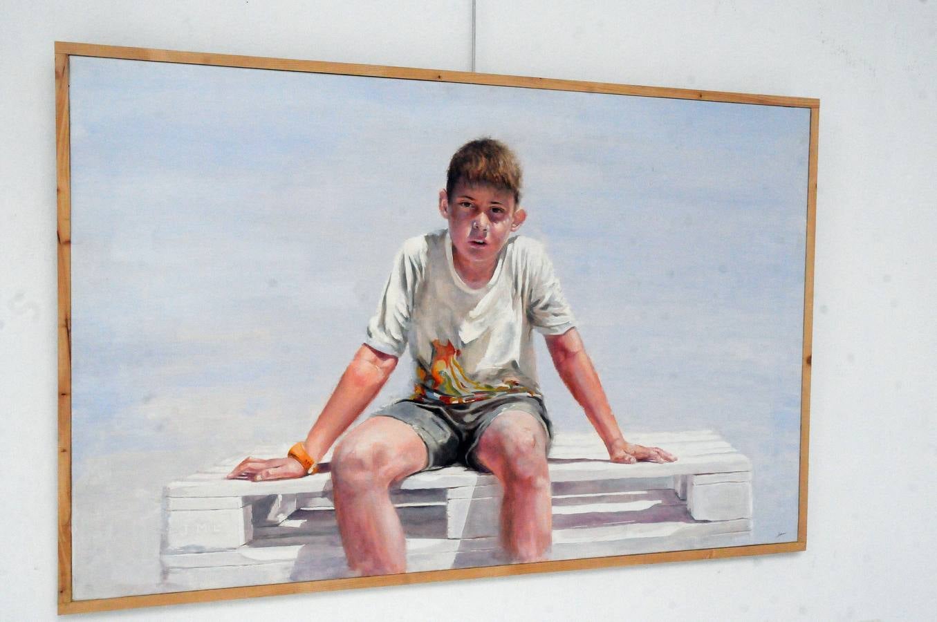 La exposición 'Tiempo de pinceles' muestra por primera vez algunas de las obras del artista Jesús Talón. La colección cuenta con 23 cuadros y se podrá visitar hasta el 26 de junio, en la Asamblea de Extremadura