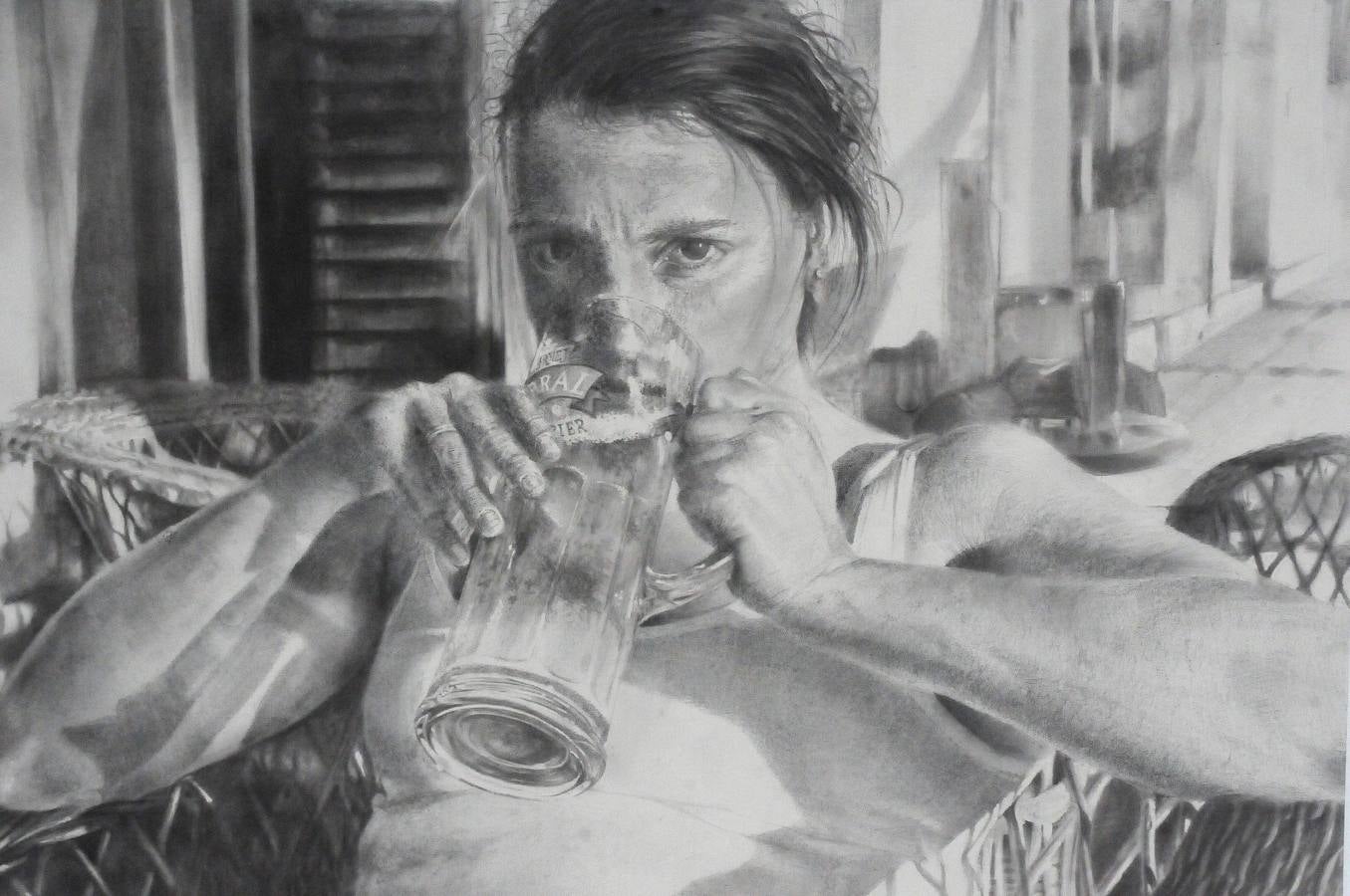 La exposición 'Tiempo de pinceles' muestra por primera vez algunas de las obras del artista Jesús Talón. La colección cuenta con 23 cuadros y se podrá visitar hasta el 26 de junio, en la Asamblea de Extremadura