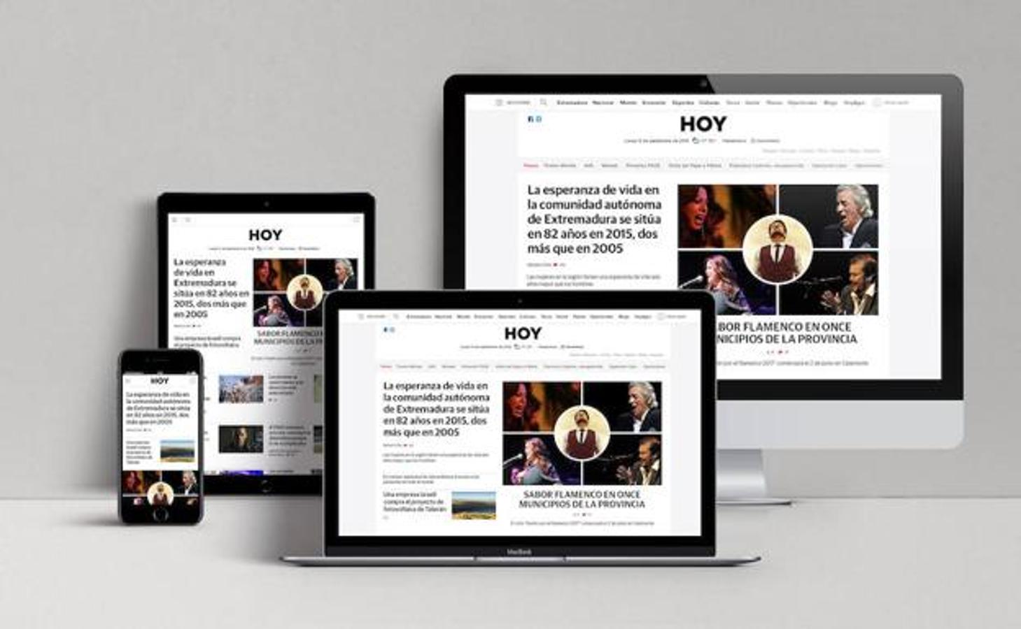 HOY presentó en junio del pasado año un nuevo diseño de su web que se ajusta a cualquier dispositivo y mejora la experiencia de lectura