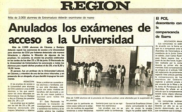 En 1984 ocurrió lo mismo