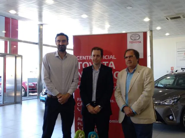 Sergio Pérez, David Campón y José Manuel Sánchez. :: hoy