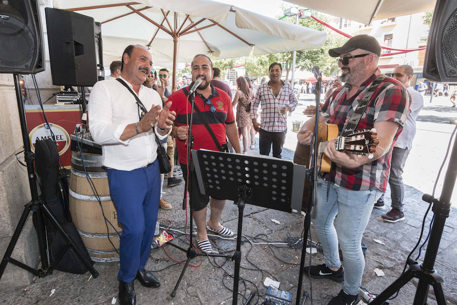 El buen tiempo ha colaborado para que los placentinos difruten de su feria