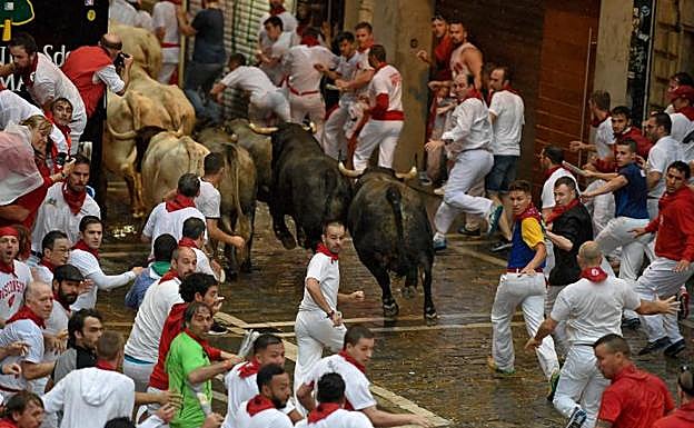 Un pacense, entre los contusionados del segundo encierro de los Sanfermines