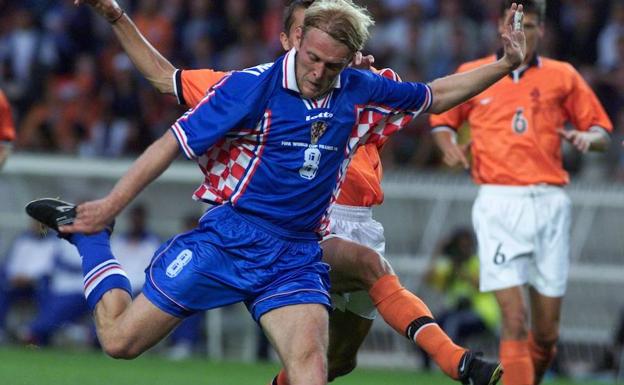 Robert Prosinecki, durante el partido por el tercer y cuarto puesto del Mundial de Francia, en el que Croacia se impuso a Holanda. 