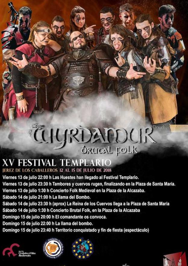 El grupo musical y de animación medieval Wyrdamur. 