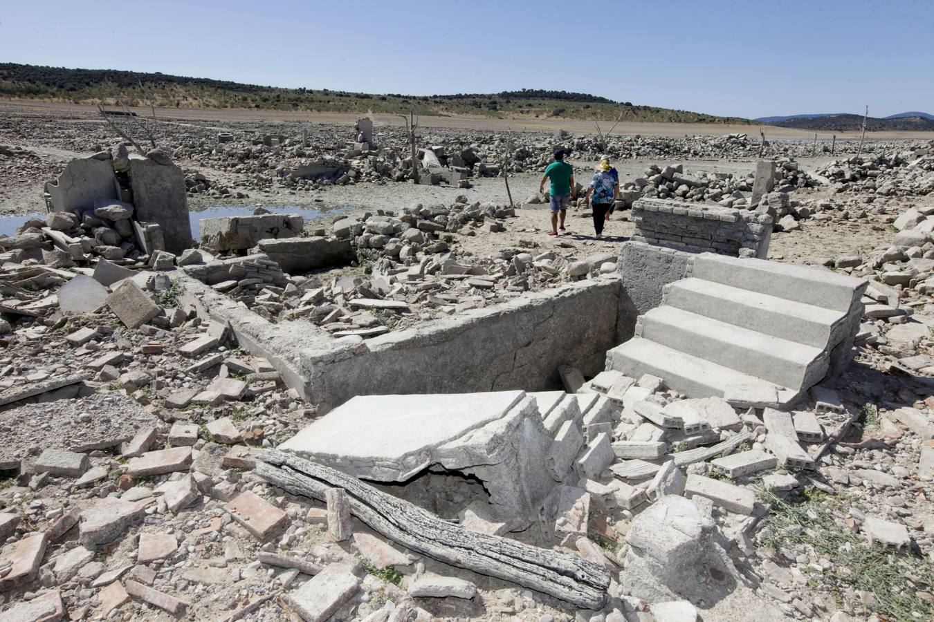 22-Sequía del año 2017. Ruinas de Talavera la Vieja.