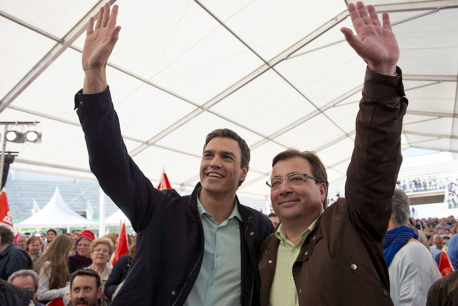 El presidente de la Junta, con Pedro Sánchez. 