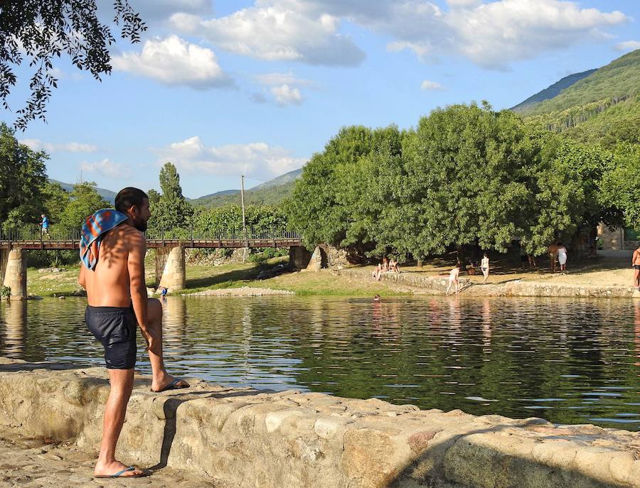 Piscina natural en el pueblo de Jerte