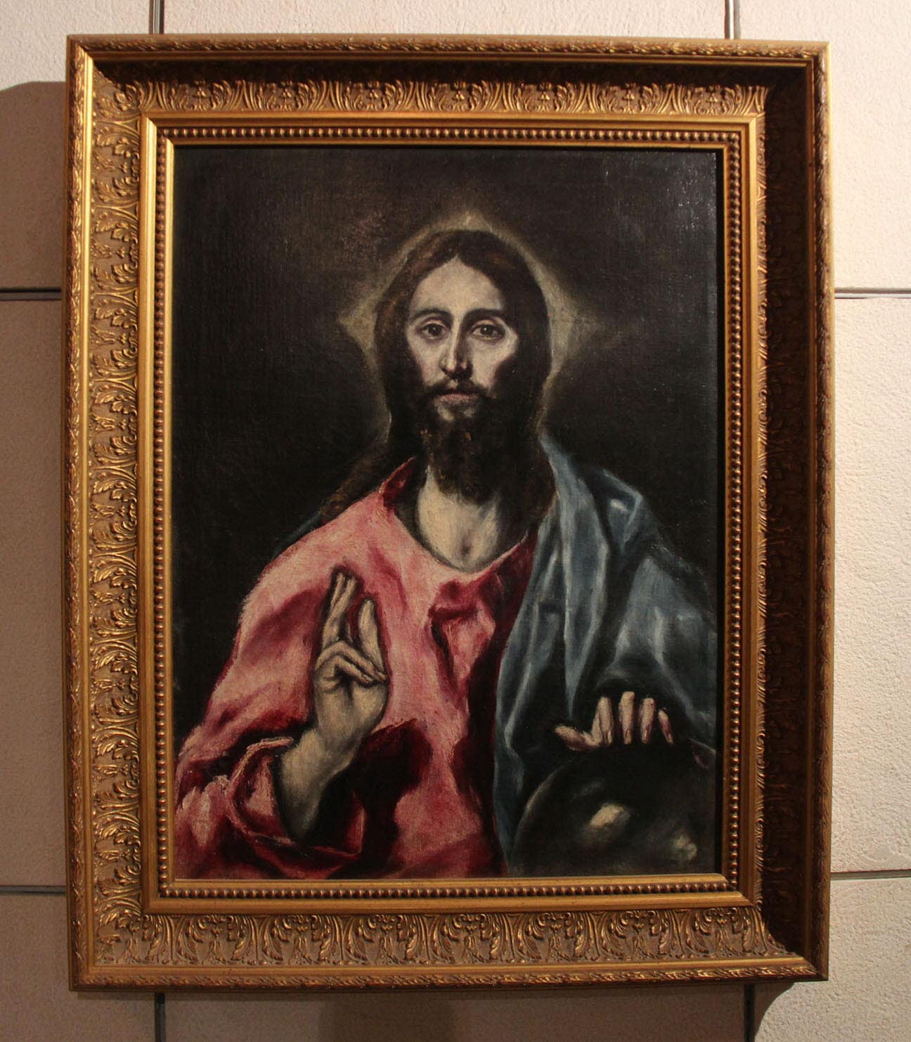 Cuadro de El Greco que está en el Museo de Cáceres.