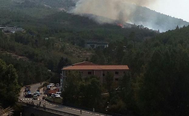 El incendio de Pinofranqueado empezó con tres focos