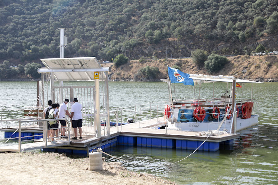 El nuevo tramo navegable permite mirar el Salto del Gitano desde una perspectiva hasta ahora inédita