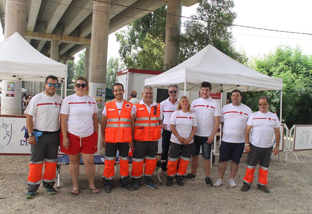 Recorrieron casi 19 kilómetros  entre el puente de la Macarrona de Riolobos y el de Hierro de Coria