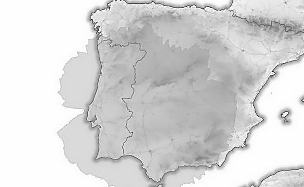 La zona sombreada marca el alcance del radar 'Cancho Blanco'