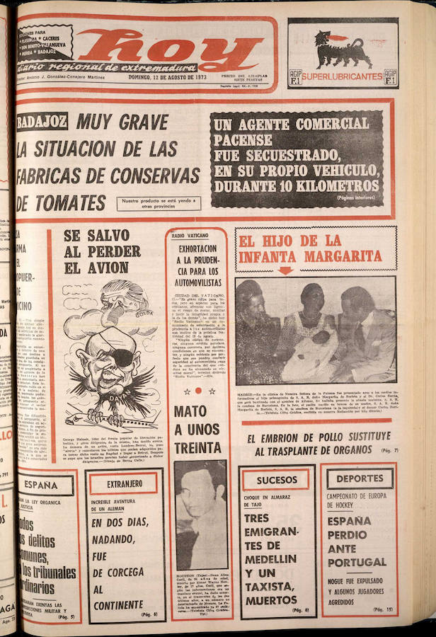 El tomate envasado de la región pasa por uno de sus peores momentos al ver cómo se marcha la mayoría del producto a otras comunidades en 1973