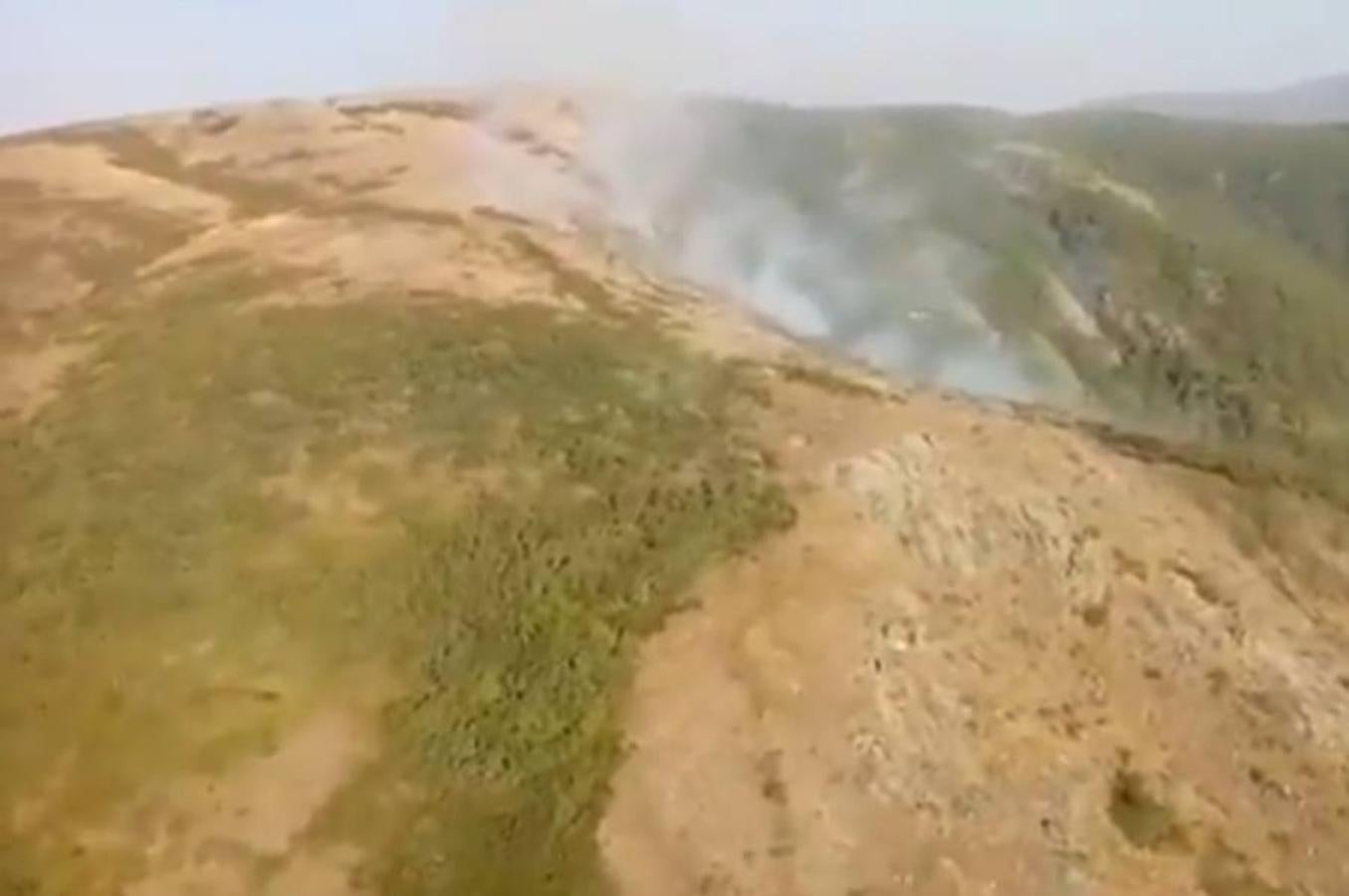 Fotos: El incendio declarado en Garganta la Olla, en imágenes