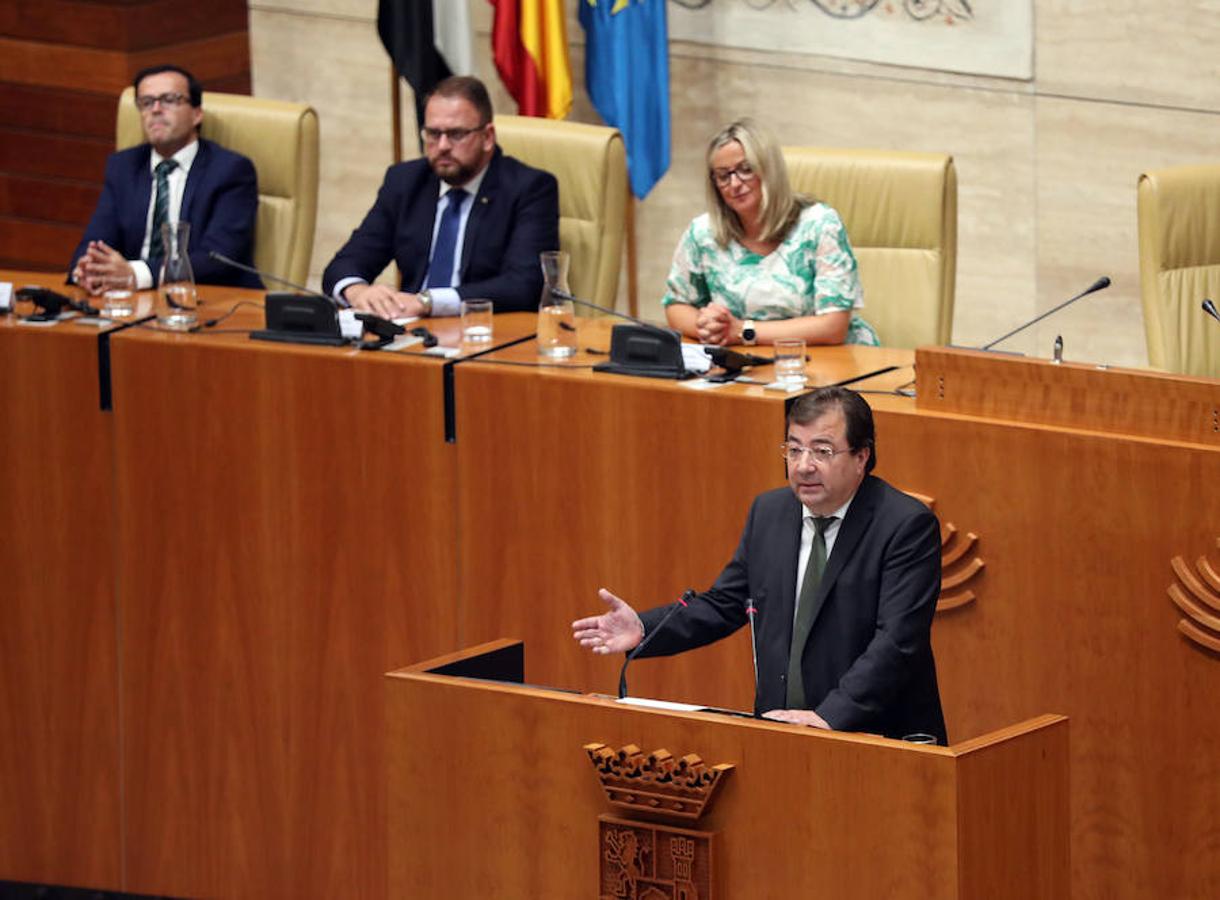 El presidente de la Junta, Guillermo Fernández Vara, ha pedido un pacto de Estado para abordar el reto demográfico y el cambio climático