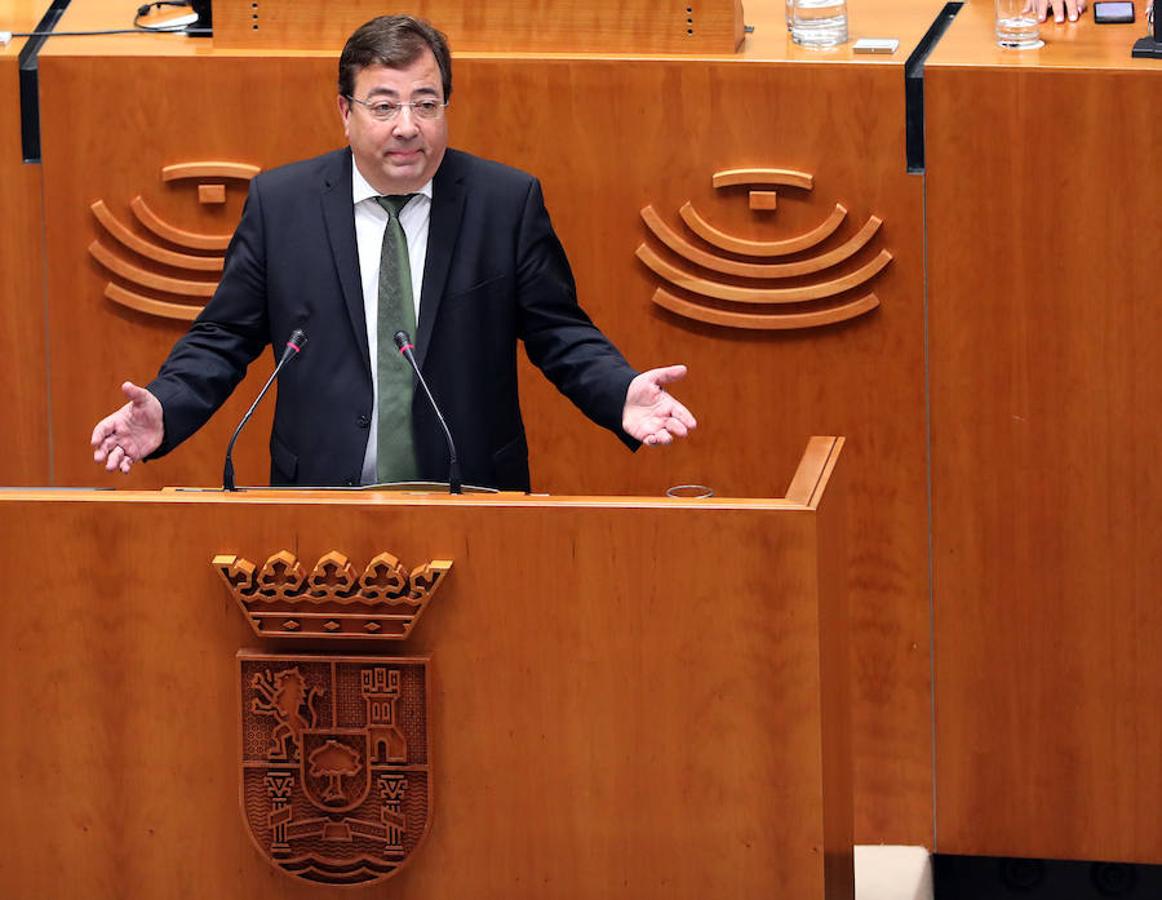 El presidente de la Junta, Guillermo Fernández Vara, ha pedido un pacto de Estado para abordar el reto demográfico y el cambio climático