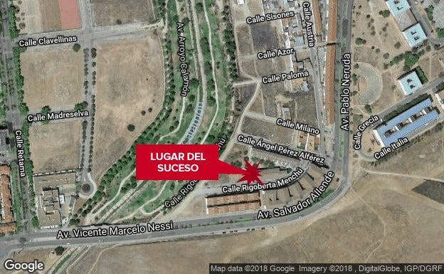 Una reyerta en el Cerro de Reyes se salda con cuatro heridos, uno de ellos grave