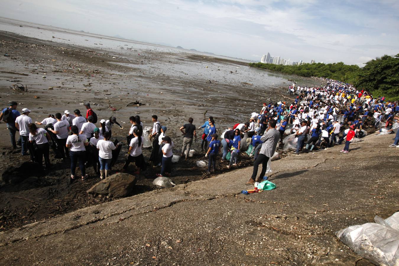 Miles de ciudadanos participaron en Panamá en una limpieza de playas con el objetivo de darle visibilidad al grave problema medioambiental de la contaminación de los océanos, y crear conciencia sobre la importancia de reducir el consumo de plásticos y hacer una buena disposición de los residuos. 