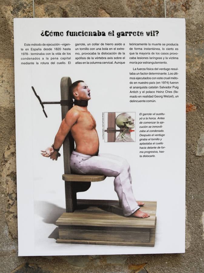 Funcionamiento del garrote. (Foto Armando).