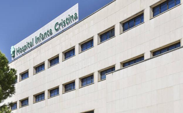 Acceso al hospital Infanta Cristina.