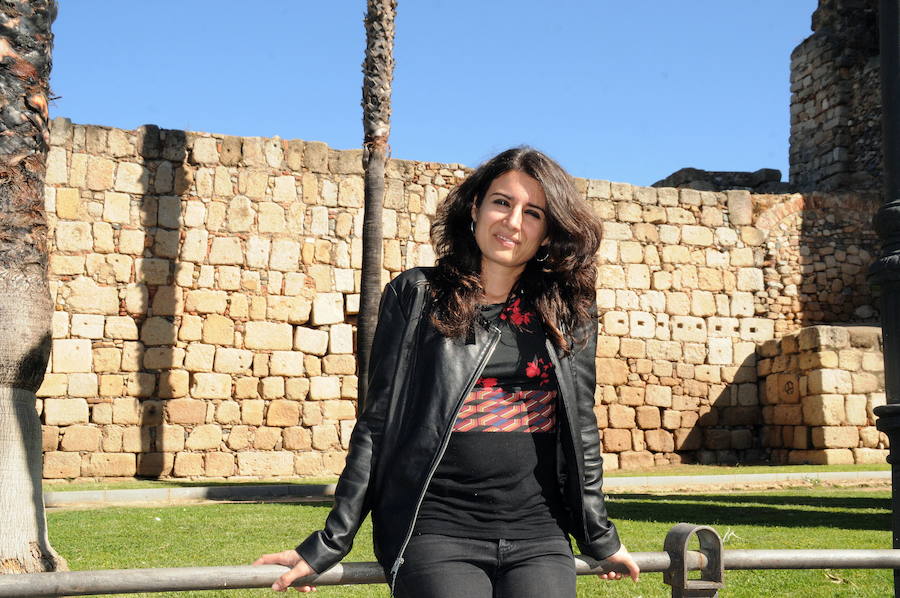 Irene de Miguel, en la Alcazaba de Mérida:: HOY