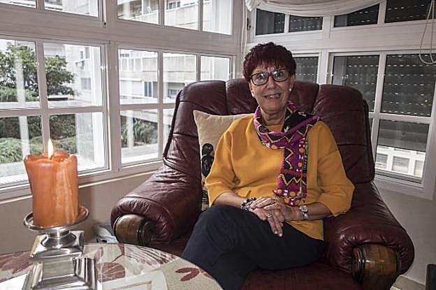 Asunción Amalia Leitón regresó a Badajoz hace cinco años. :: pakopí