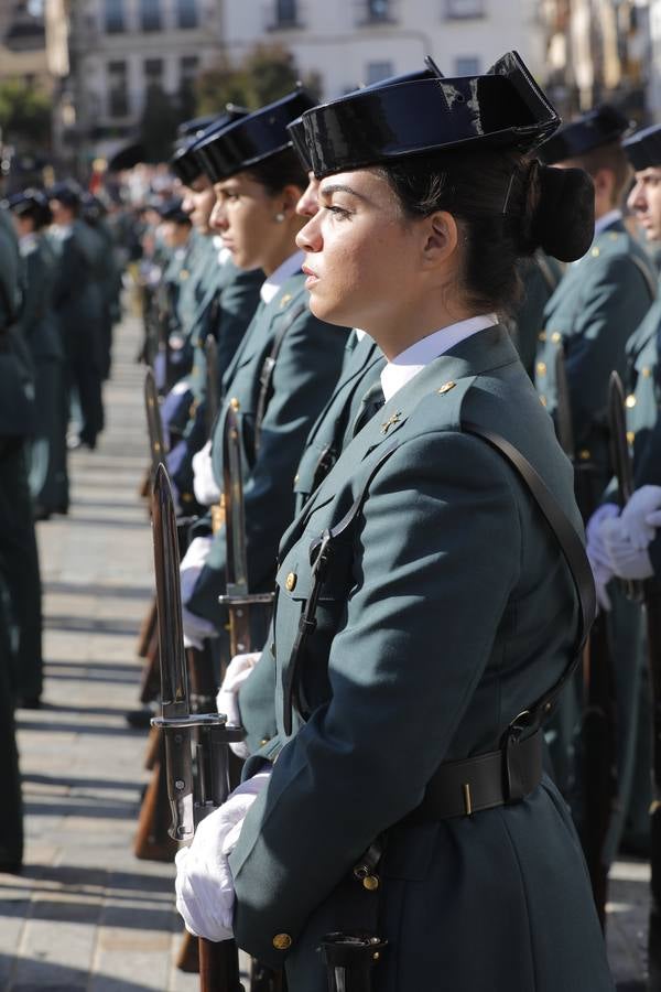 En la Plaza Mayor de Cáceres ha transcurrido el primer desfile fuera de cuarteles de la Hermandad de Veteranos de las Fuerzas Armadas y de la Guardia Civil, que ha congregado a 480 miembros ya jubilados de estos cuerpos de seguridad. El desfile, que ha contado con la presencia del Subsecretario de Defensa, Francisco Javier Varela,además de autoridades locales y regionales.