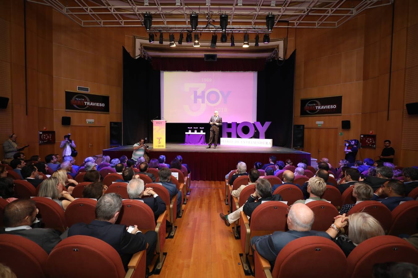La gala 30º de Extremeños de HOY 2018 se celebró en el teatro Maltravieso Capitol de Cáceres. 