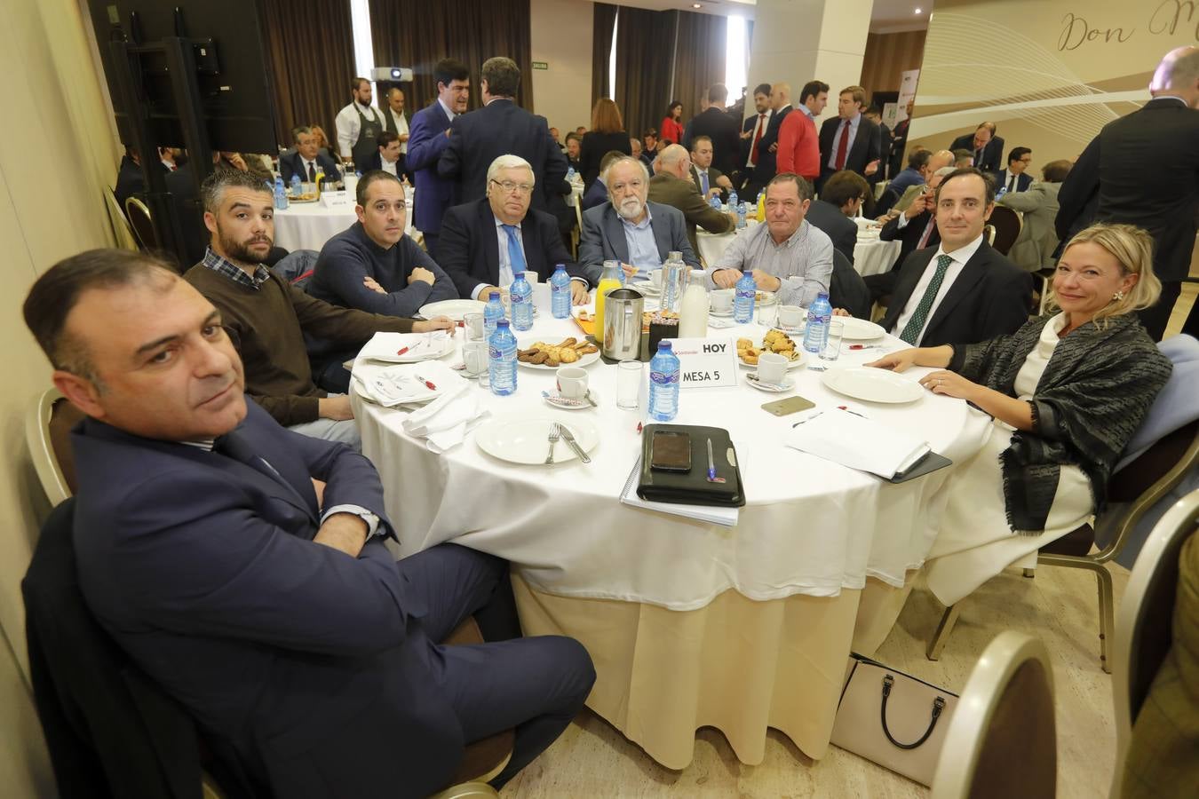 Esther Martín Romo, Antonio Muñoz, Jesús Parra, Fernando Labrador, Fernando López, Juan Manuel García, Manuel Ollero y Juan Antonio Velasco