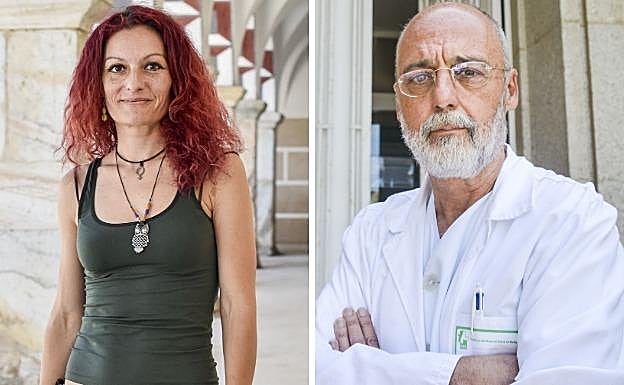 Erika Cadenas y RemigioCordero. 