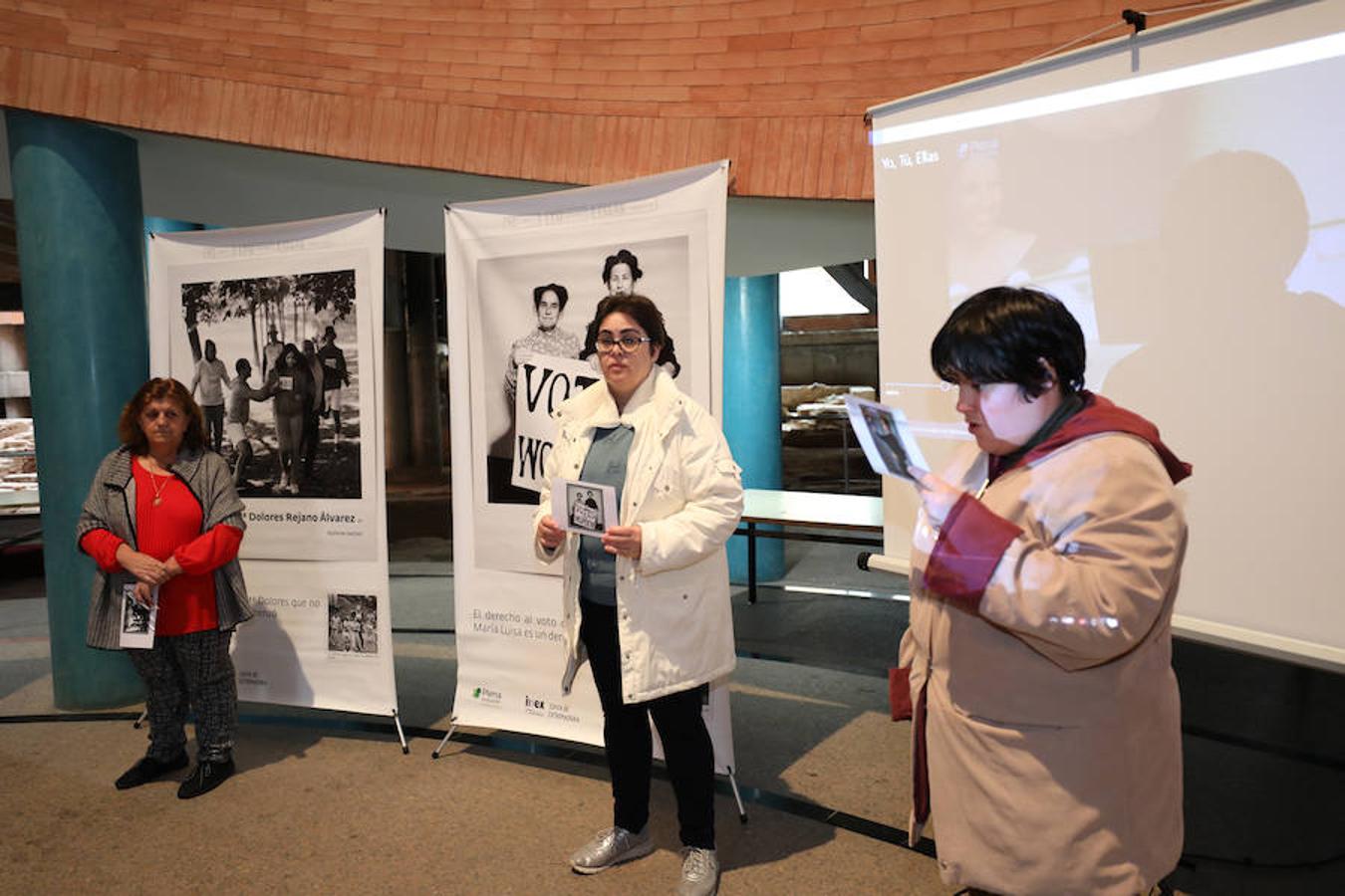 El centro Alcazaba acoge la exposición 'Yo, tú, ellas'. Una muestra organizada por Plena Inclusión Mérida junto a Afadiscop y financiada por el Instituto de la Mujer de Extremadura (IMEX). Una colección compuesta de catorce imágenes que recrean los grandes logros de grandes mujeres.