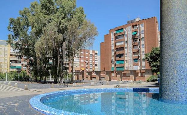 Piden que declaren árboles singulares a los eucaliptos de la plaza Santa Marta de Badajoz para evitar su tala