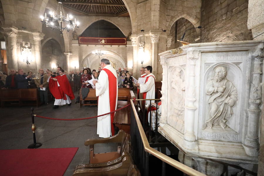 La Basílica de Santa Eulalia de Mérida ha acogido este viernes la celebración de una misa hispano mozárabe 