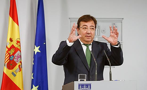 El presidente de la Junta de Extremadura, Guillermo Fernández Vara